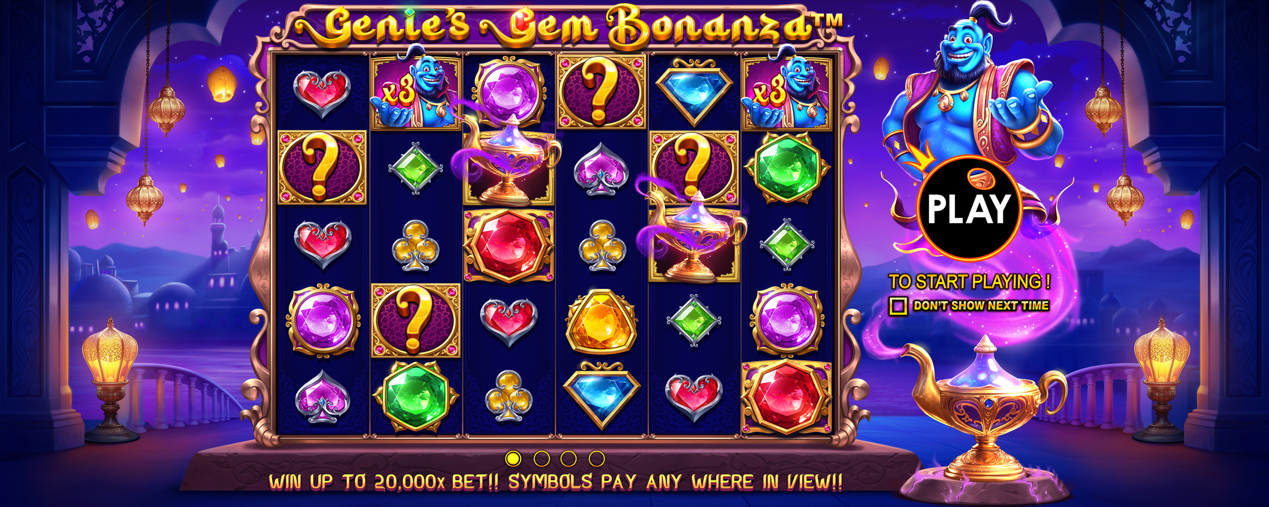 Genie's Gem Bonanza - screenshot with slot description 4